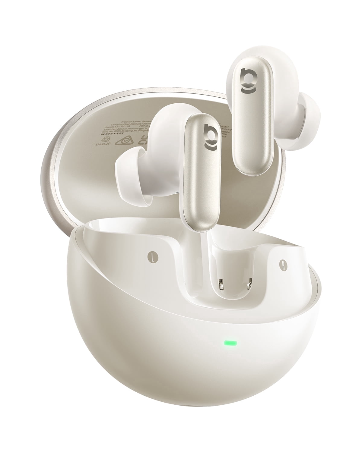Baseus Adaptive Noise Cancelling Earbuds, , Dolby Audio, Premium Real-Time Adaptive ANC, Adaptive Tuning Sound, Natural Fit Design, 6-Mic Adaptive Clear Calls, 45H Playtime, Inspire XP1