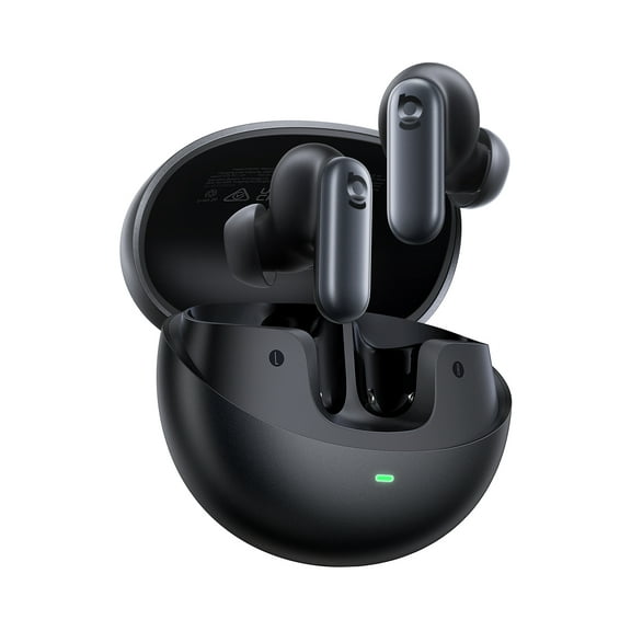 Baseus Inspire XP1 Intelligent Adaptive ANC Earbuds, Max -50dB Noise Reduction, 45H Playtime, 6-Mic AI Clear Calls, Black