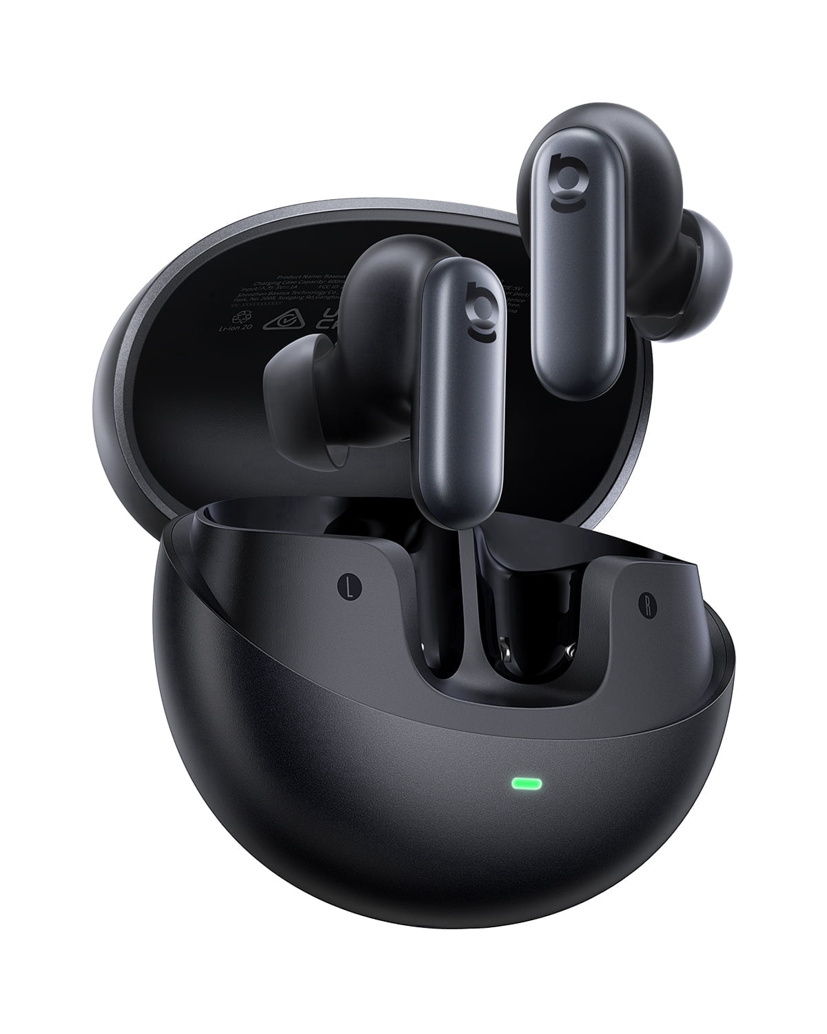 Baseus Adaptive Noise Cancelling Earbuds, , Dolby Audio, Premium Real-Time Adaptive ANC, Adaptive Tuning Sound, Natural Fit Design, 6-Mic Adaptive Clear Calls, 45H Playtime, Inspire XP1