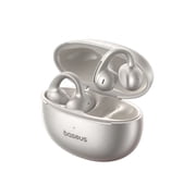 Baseus Open Ear Earbuds, 5g Clip-On Headphones, 40H Playtime,SuperBass 2.0, 4-Mic AI Clear Calls, IP67, Hi-Res LDAC & HiFi4 Acoustic Sound, Bluetooth 6.0, MC1 Pro