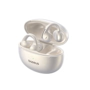 Baseus Open Ear Earbuds, 5g Clip-On Headphones, 40H Playtime,SuperBass 2.0, 4-Mic AI Clear Calls, IP67, Hi-Res LDAC & HiFi4 Acoustic Sound, Bluetooth 6.0, MC1 P