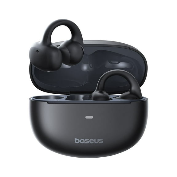 Baseus Bowie MC1 Open-Ear Bluetooth Earbuds with Mic, IP57 Waterproof, 40H Playtime, Black