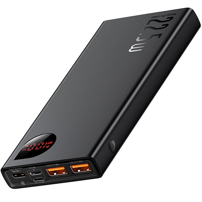Baseus 10000mAh Power Bank, 22.5W Fast Charging Portable Charger