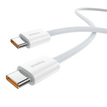 Baseus USB-C to USB-C Cable 6.6ft USB C Cable Type C Fast Charging Data Cable,White