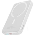 thumbnail image 1 of Baseus Magnetic 5000mAh Power Bank, Wireless Portable Charger for iPhone 17/16/15/14, Fast Charging Battery Pack, Gray, 1 of 13