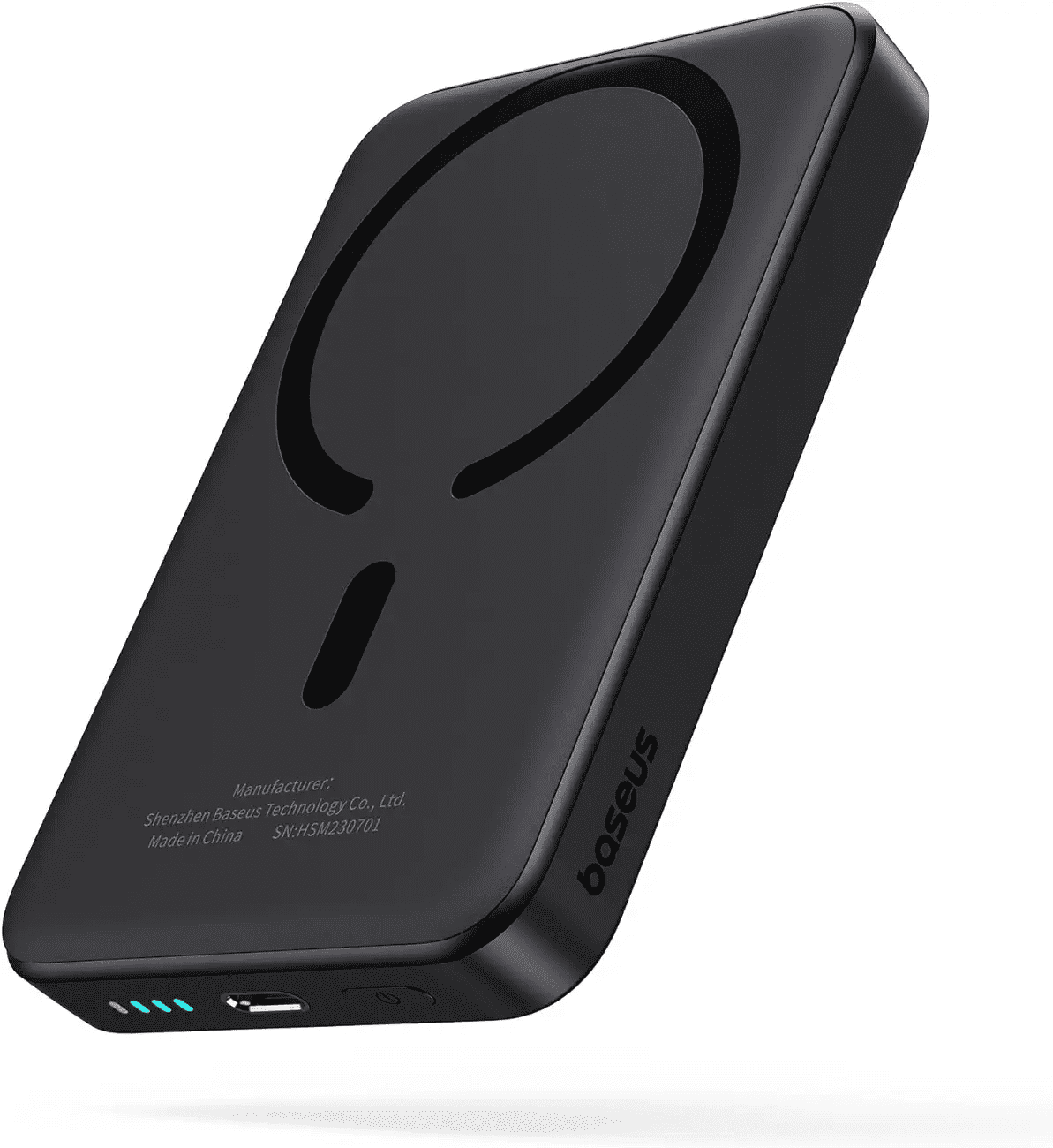 Baseus Magnetic 5000mAh Power Bank, Fast Charging, MagSafe Compatible, Black