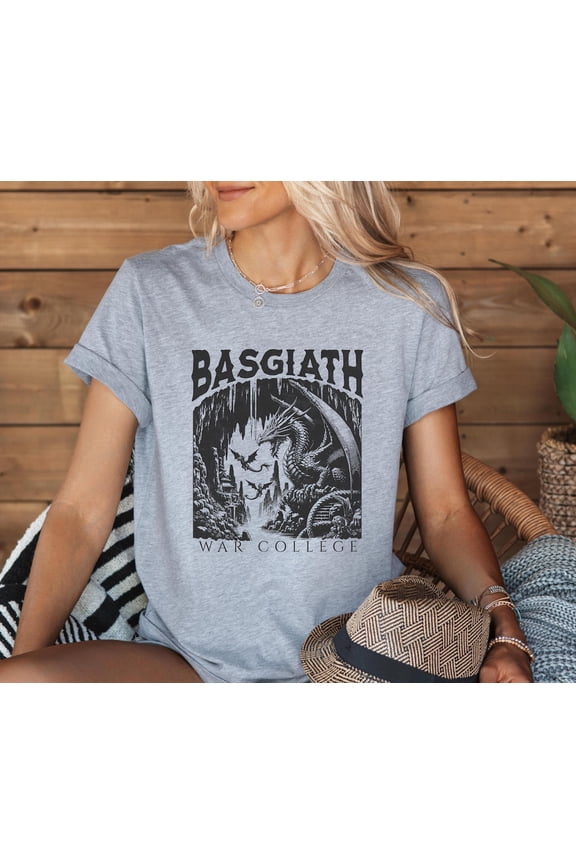Basgiath T-Shirt Romantasy Bookish Dragon Merch