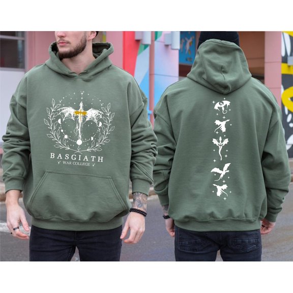 Basgiath War College Sweatshirt, Dragon Rider, Fourth Wing Hoodie, Violet Sorrengail, Xaden Riorson, Fly or Die, Riders Quadrant, Rebecca Yoros Sweatshirt All Size S-5XL