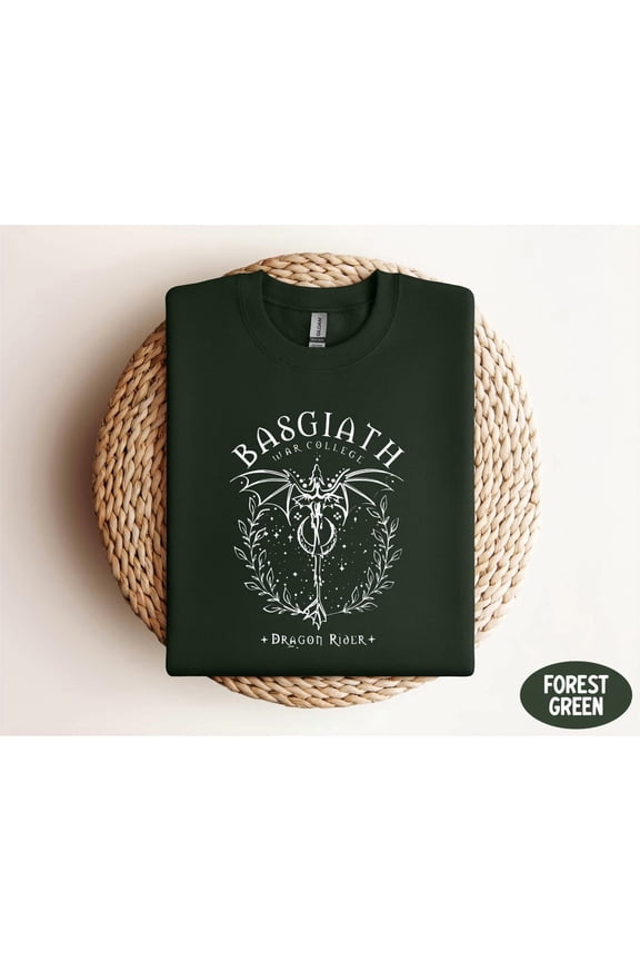 Basgiath War College Sweatshirt, Dragon Rider Sweater, Bookish Sweatshirt, Fourth Wing Sweatshirt, Dragon Lover Sweater, Book Lover Sweater, Full Size S-5XL