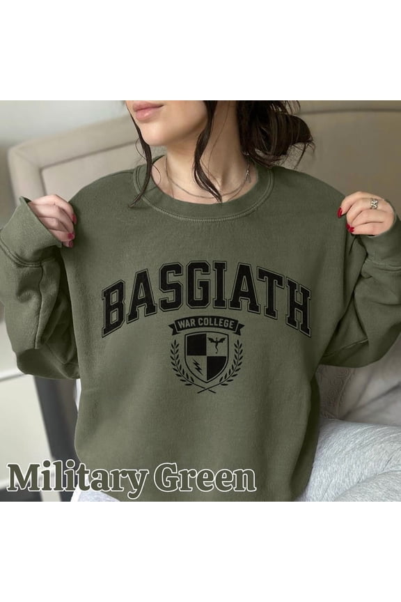 Basgiath War College Sweatshirt, Fourth Wing Sweater, Dragon Rider Shirt, Wingleader, Bookish Sweater, Empyrean Series, Iron Flame Merch