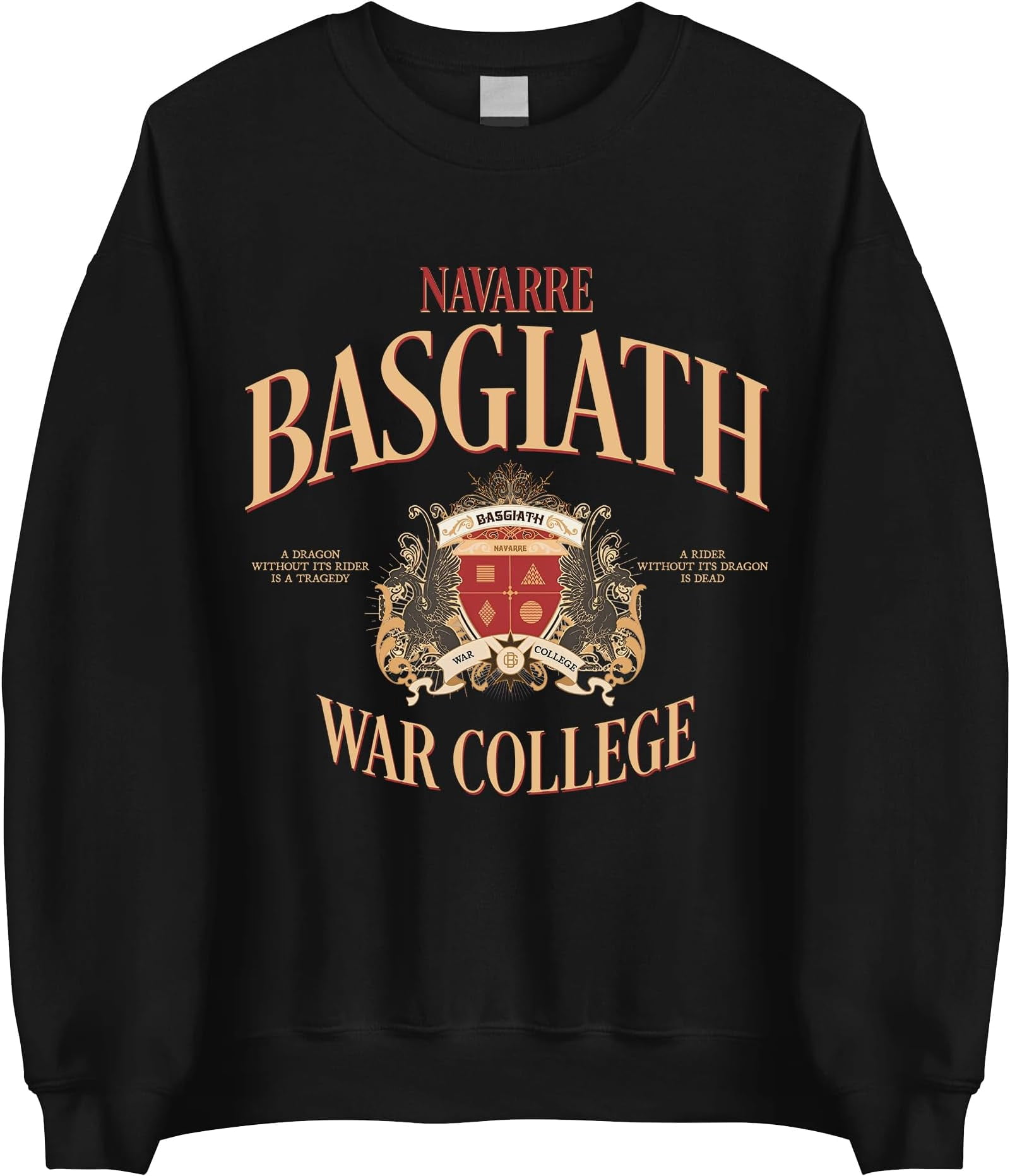 Basgiath War College Sweatshirt - Navarre Fourth Wing Fan Pullover