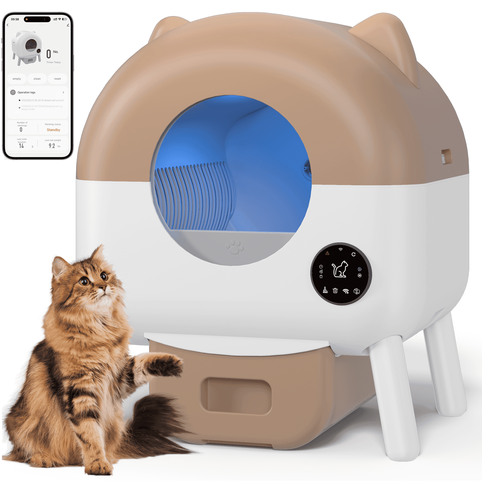 Photo inspiration: Bashaw Self Cleaning Litter Box Large Capacity Automatic Litter Box Photo Inspiration