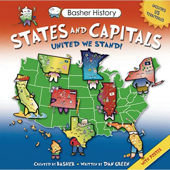 Pre-Owned States and Capitals: United We Stand! [With Poster] (Paperback) 0753471396 9780753471395