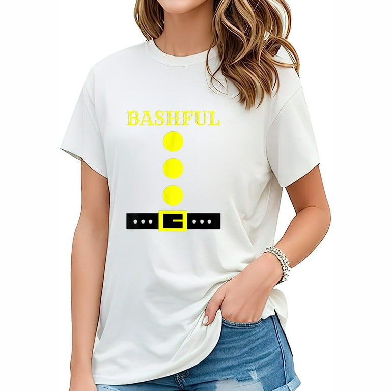 Dwarf Costume T-Shirt - Funny Halloween Gift Idea - Bashful T-Shirt Dwarf Costume T-Shirt - Funny Halloween Gift Idea - Bashful T-Shirt