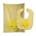 thumbnail image 1 of Bashful Face Baby Bib and Burp Cloth, 1 of 1