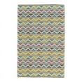 thumbnail image 1 of Bashia Modern Chevron, Green/Blue/Yellow, 5' x 8' Area Rug, 1 of 2