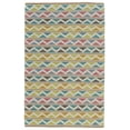 thumbnail image 1 of Bashia Modern Chevron, Green/Blue/Yellow, 8' x 10' Area Rug, 1 of 3