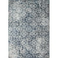 thumbnail image 1 of Bashian  7.10 ft. x 10 ft. Cambridge Geometric Transitional Polypropylene Power Loom Rectangle Area Rug - Blue, 1 of 1