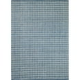thumbnail image 1 of Bashian  8 ft. 6 in. x 11 ft. 6 in. Contempo Solid Transitional 100 Percent Wool Hand Loomed Rectangle Area Rug - Azure & Ivory, 1 of 1
