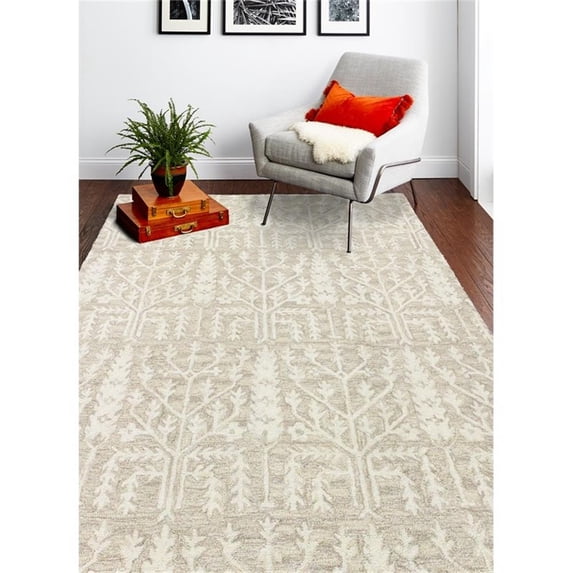 Bashian Area Rug Beige 7'6" X 9'6"
