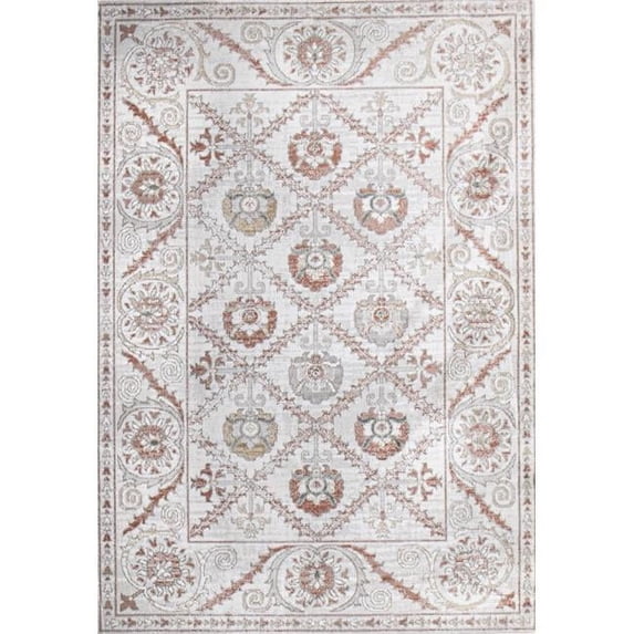Bashian Ashland Bella 3'6'' X 5'6'' Area Rug in Ivory