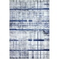 thumbnail image 1 of Bashian B127-GYBL-4X6-BH124 3 ft. 6 in. x 5 ft. 6 in. Barcelona Collection Transitional Polypropylene Power Loom Area Rug, Grey & Blue, 1 of 1