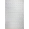 thumbnail image 1 of Bashian  Bashian Radiance Collection Geometric & Solid Contemporary 100 Percent Viscose Hand Loomed Area Rug - White - 5 ft. 6 in. x 8 ft. 6 in., 1 of 1