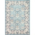 thumbnail image 1 of Bashian D113-LBL-9X12-MH115 Dakota Collection Geometric Transitional Polypropylene Power Loom Area Rug, Light Blue - 8 ft. 6 in. x 11 ft. 6 in., 1 of 7
