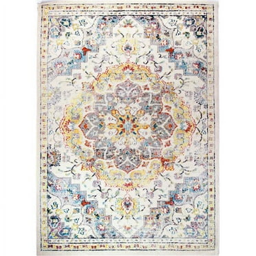 Bashian Dakota Zerah 2'6" x 8' Area Runner Rug in Ivory