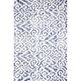 thumbnail image 1 of Bashian E110-GYBL-5X7.6-5673A 5 ft. x 7 ft. 6 in. Everek Transitional Polypropylene Machine Made Rectangle Area Rug, Grey & Blue, 1 of 6