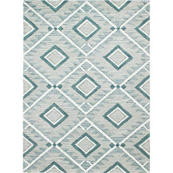 Bashian Ember Area Rug Teal 5' X 7'6"