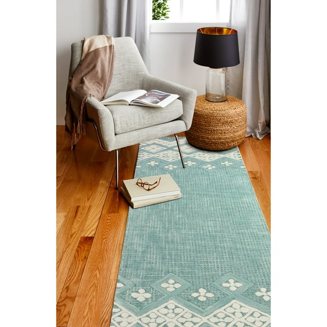 Bashian Esmeralda Area Rug Teal 8'6" X 11'6"