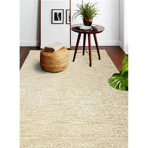 Bashian Fenwich Area Rug Biscuit 3'6" X 5'6"