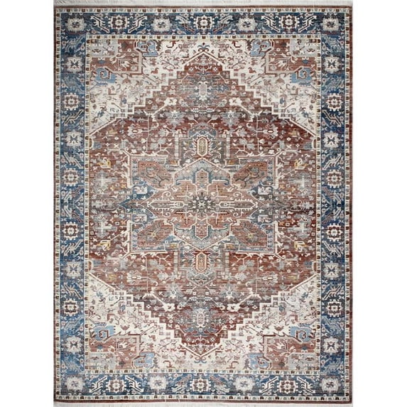 Bashian Gatlin Area Rug Rust 9'6" X 13'2"