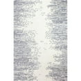 thumbnail image 1 of Bashian  Greenwich Collection Abstract Contemporary Wool & Viscose Hand Tufted Area Rug - Ivory & Grey - 2 ft. 6 in. x 8 ft., 1 of 1