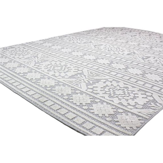 Bashian Gunner Area Rug Silver 2'6" X 8' Runner