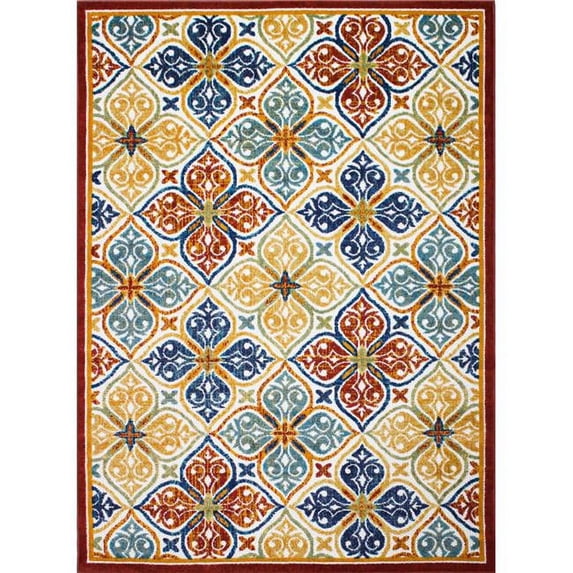 Bashian Gustavo Area Rug Multi 8'6" X 11'6"