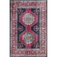 thumbnail image 1 of Bashian H114-DKBL-9X12-Z051A Bashian Heritage Collection Transitional Polypropylene & Cotton Machine Made Area Rug, Dark Blue - 8 ft. 7 in. x 11 ft. 6 in., 1 of 11