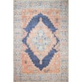 thumbnail image 1 of Bashian  Impressions Geometric Transitional Polyester & Cotton Machine Made Rectangle Area Rug - Navy - 9 ft. 6 in. x 12 ft. 6 in., 1 of 1