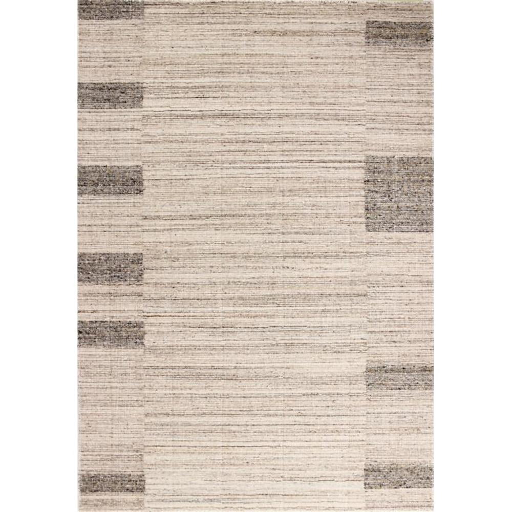 Handmade Beige Wool Rectangular Area Rug 4' x 6'