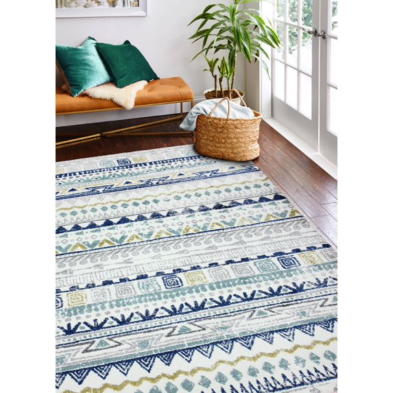 Bashian Luke Transitional Geometric Area Rug