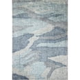 thumbnail image 1 of Bashian L124-BL-5X7.6-LM101 5 ft. x 7 ft. 6 in. Luminous Collection Contemporary Viscose & Wool Hand Tufted Area Rug, Blue, 1 of 6