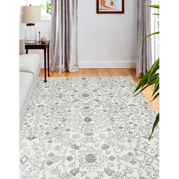 Bashian Meg Contemporary Floral Area Rug