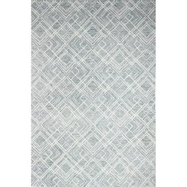 Bashian Nazir Area Rug Silver 5' X 7'6"