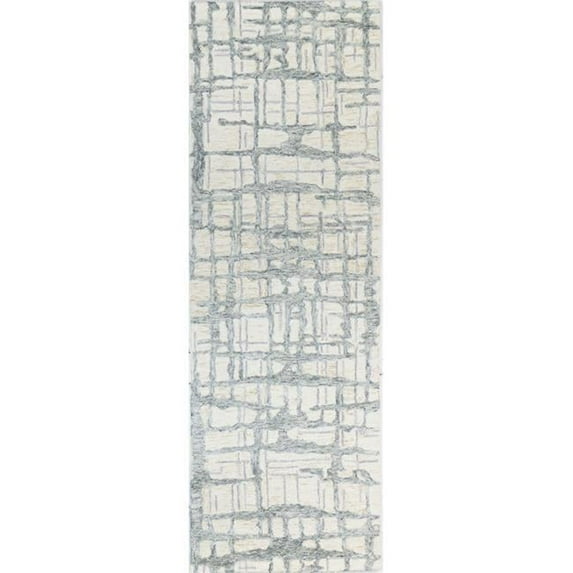 Bashian Nirvaan Area Rug Ivory 2'6" X 8' Runner