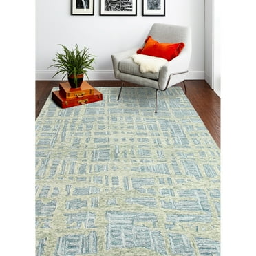 Bashian Nirvaan Area Rug Teal 3'6" X 5'6"