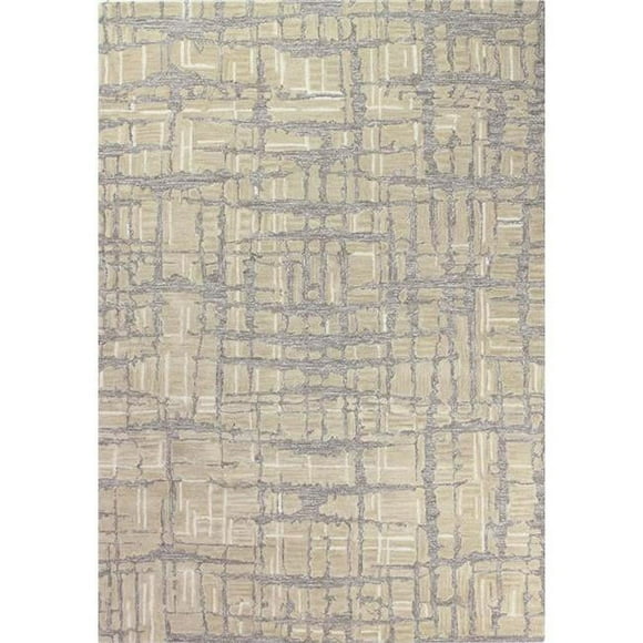 Bashian Noor Transitional Area Rug Taupe 5' X 7'6"