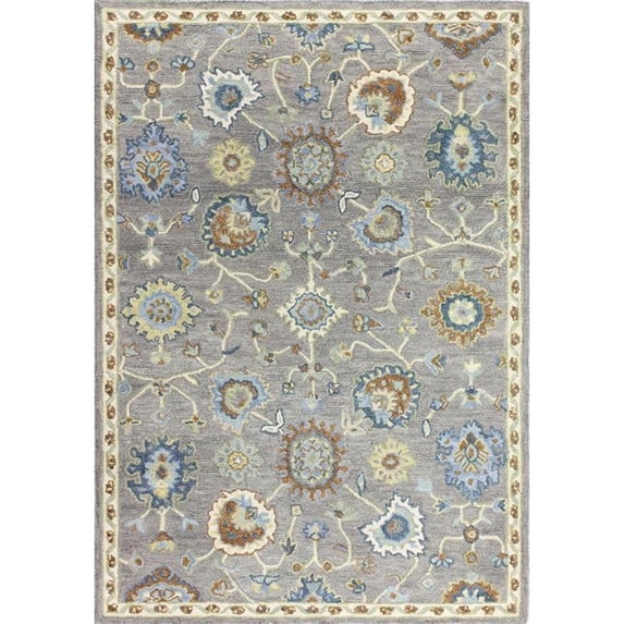 Bashian Novalie Area Rug Grey 3'6" X 5'6"