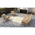 thumbnail image 1 of Bashian Outdoor Area Rug Ivory/Gold 7'6" X 9'6", 1 of 5