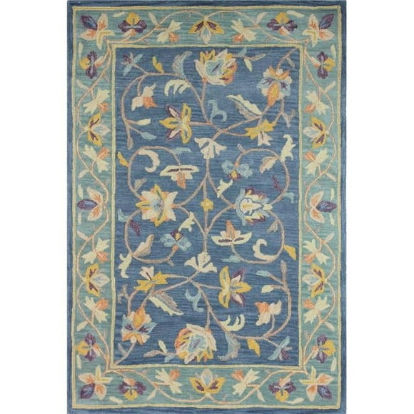 Bashian Priory Area Rug Azure 5' X 7'6"